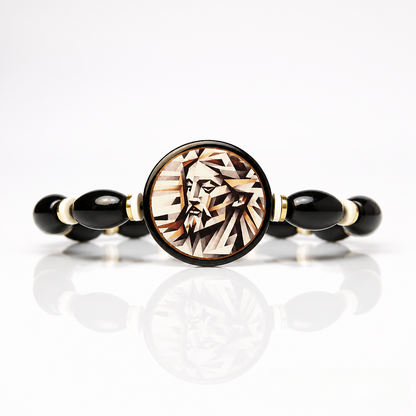 Natural wood hand rosary