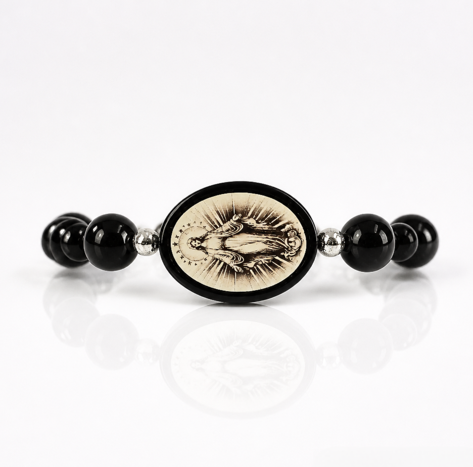 Semi-precious stone hand rosary