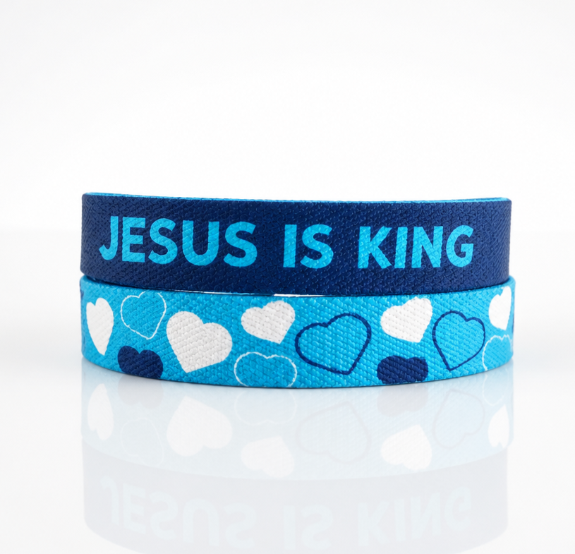 Jesus Is King Wrist Band