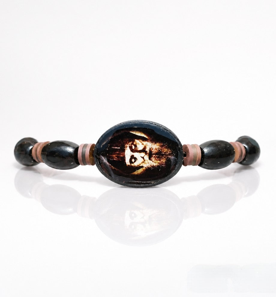 Saint Charbel Wood Rosary